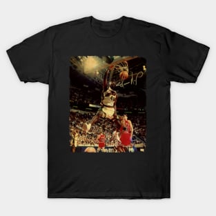 Shawn Kemp - Vintage Design Of Basketball T-Shirt